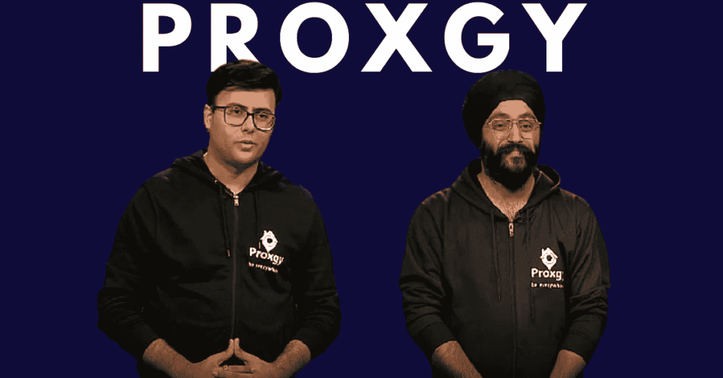 Pulkit Ahuja | Inderjit singh | founders of proxgy | shark tank india