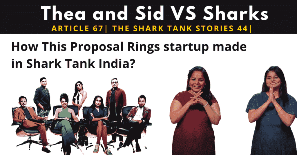 Thea sid in shark tank india | Sharks investing in startups | shark tank india
