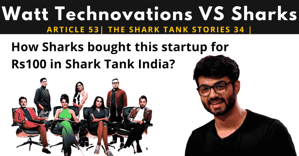 Watt technovations | watt technologies | covtech ventilation device | shark tank india |