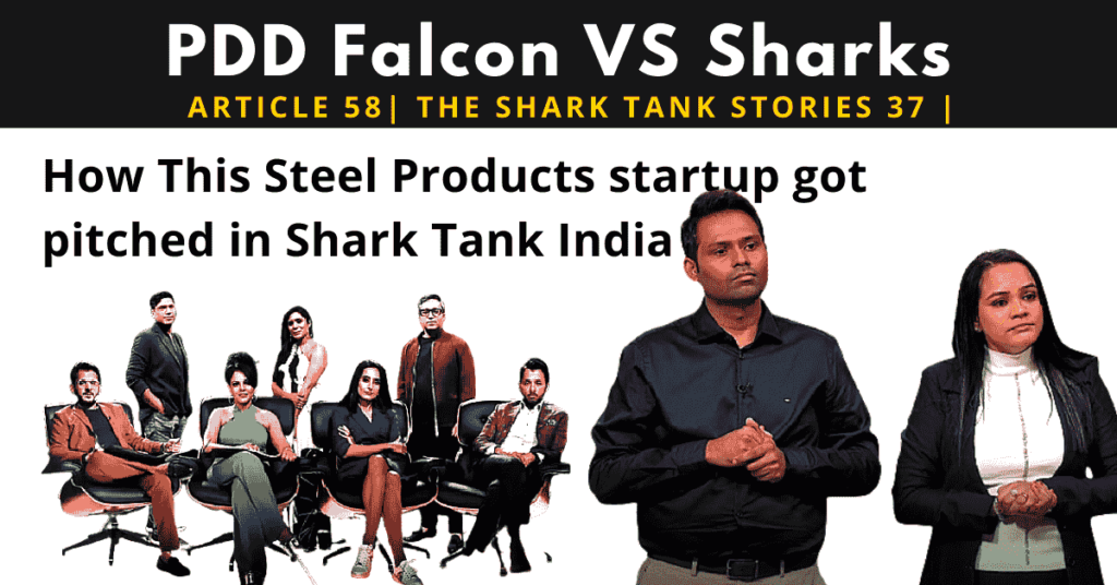 PDD falcon in shark tank india | pdd falcon | startups india